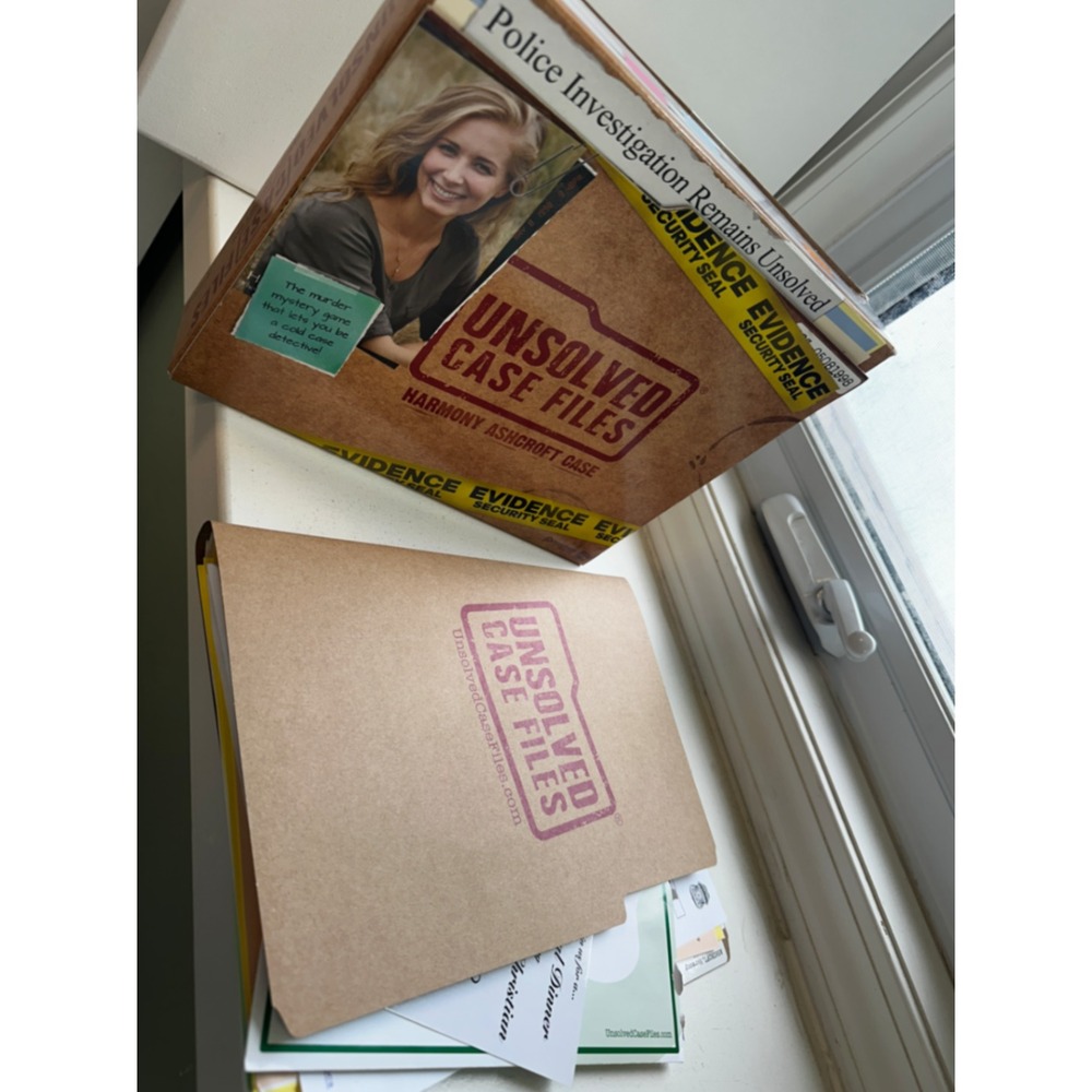 Unsolved Case Files Harmony Ashcroft Case Murder Mystery Game A03-08081998 - Picture 2 of 5